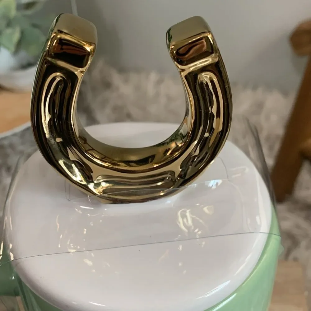 Rae Dunn Artisan‎ Collection By Magenta Ceramic Horseshoe Lucky To Have You Mug